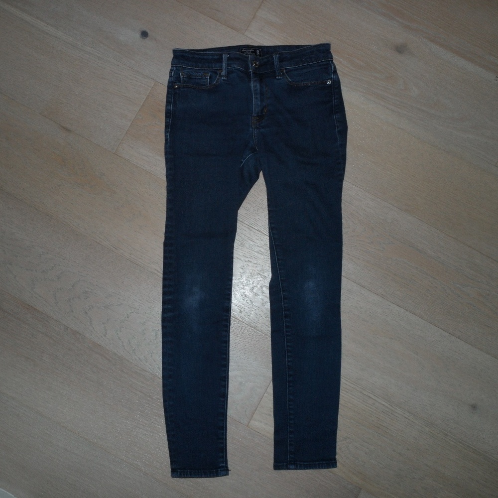 Women's Harper Super Skinny Jeans Dark Wash Size 24 00 | Abercrombie & Fitch